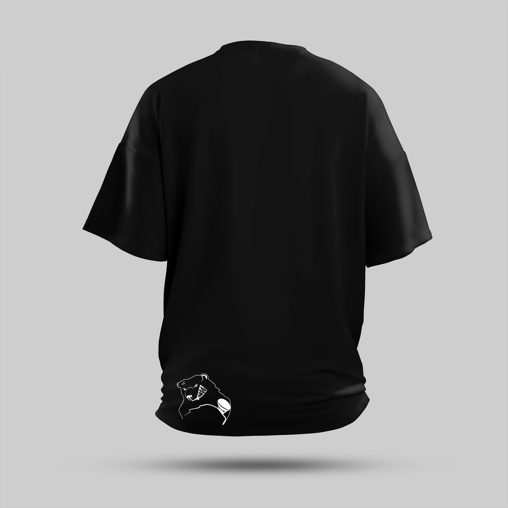 M.O.B Beyond Culture Baskılı Siyah T-Shirt